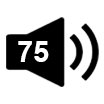 disability access symbol aural 75%