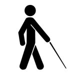 disability access symbol blind and low vision