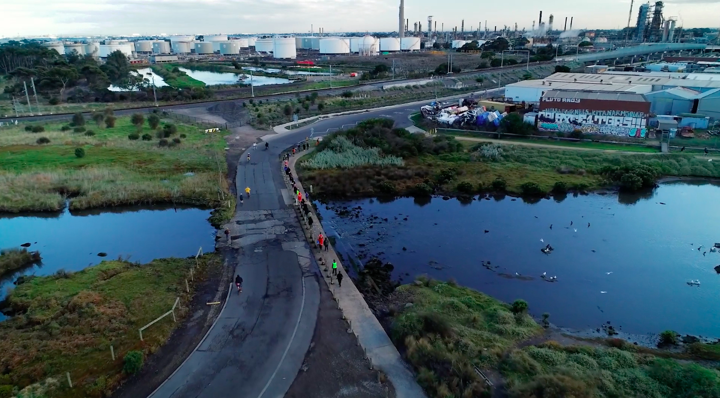 Mass Movement Documentary Short Film. MASS MOVEMENT Folau: The Departure, drone video still, Rey Tan