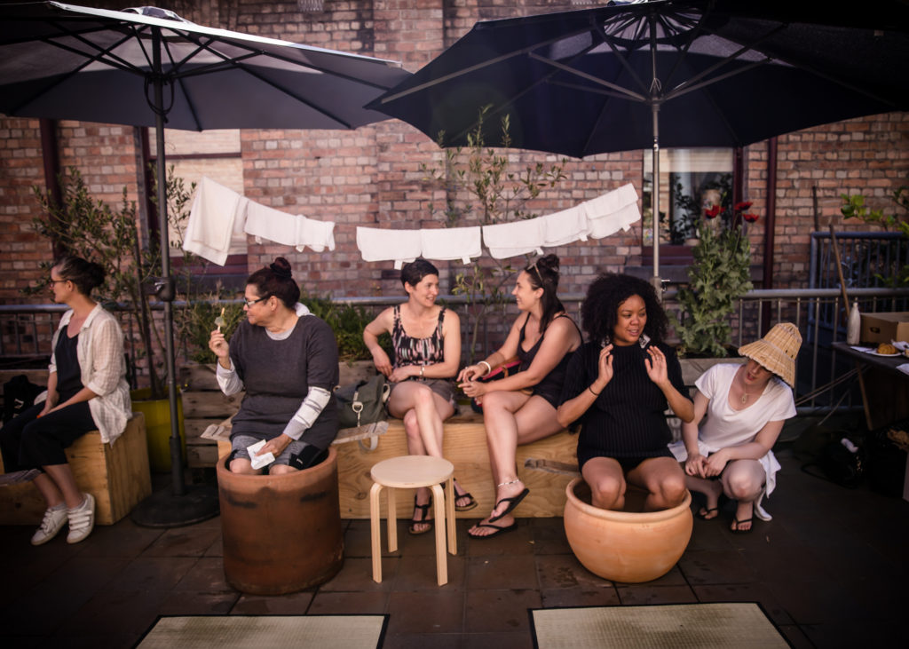 Time, And the World Cracked Open -Public Cooling Pools by Punctum Inc. Refuge 2017: Heatwave, Photo by Bryony Jackson