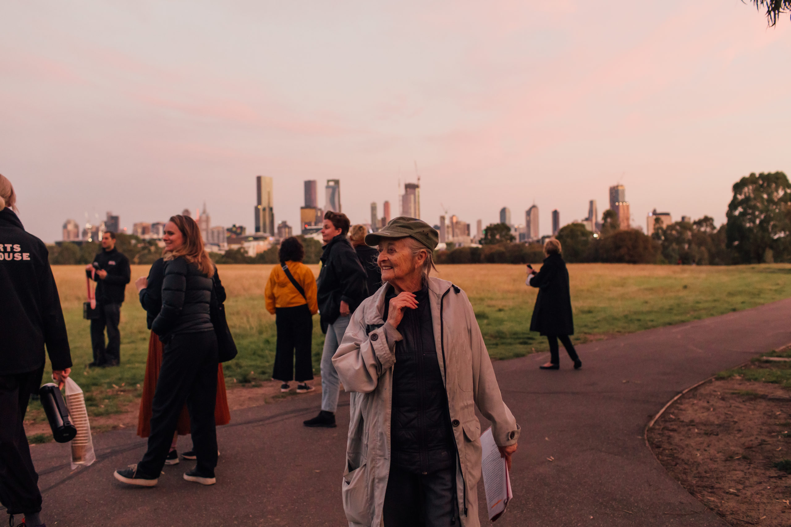 Some of What I Know - Ruth Crow Walks by Lorna Hannan and Hannah Morphy-Walsh, Refuge 2021, Photo by Anne Moffat.